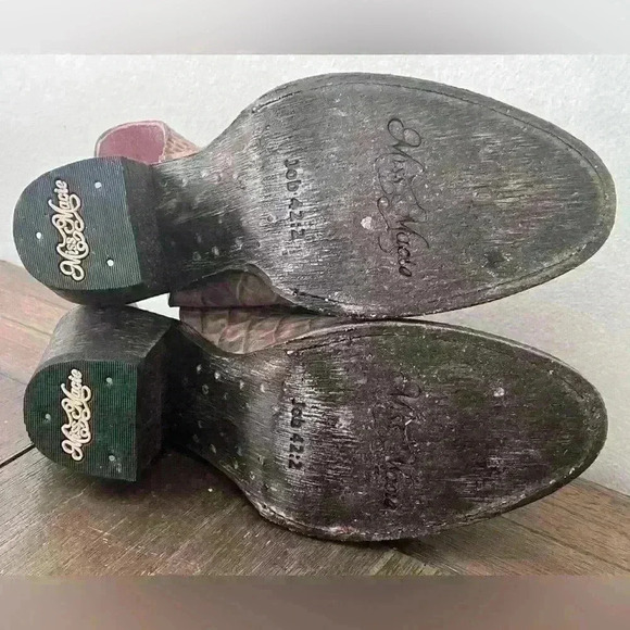 EUC Miss Macie Goodness Gracious Open Toe Lace Up  Booties Womens size 7.5 - Picture 10 of 12